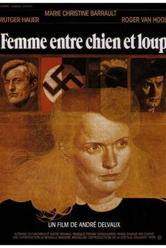 Woman Between Wolf and Dog